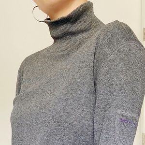 DKNY jeans grey turtle neck sweater